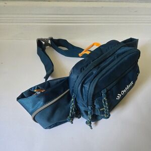 Outdoor Products Teal Hiking Trail Waist Pack/Fanny Pack/Belt Bag Bottle Holder